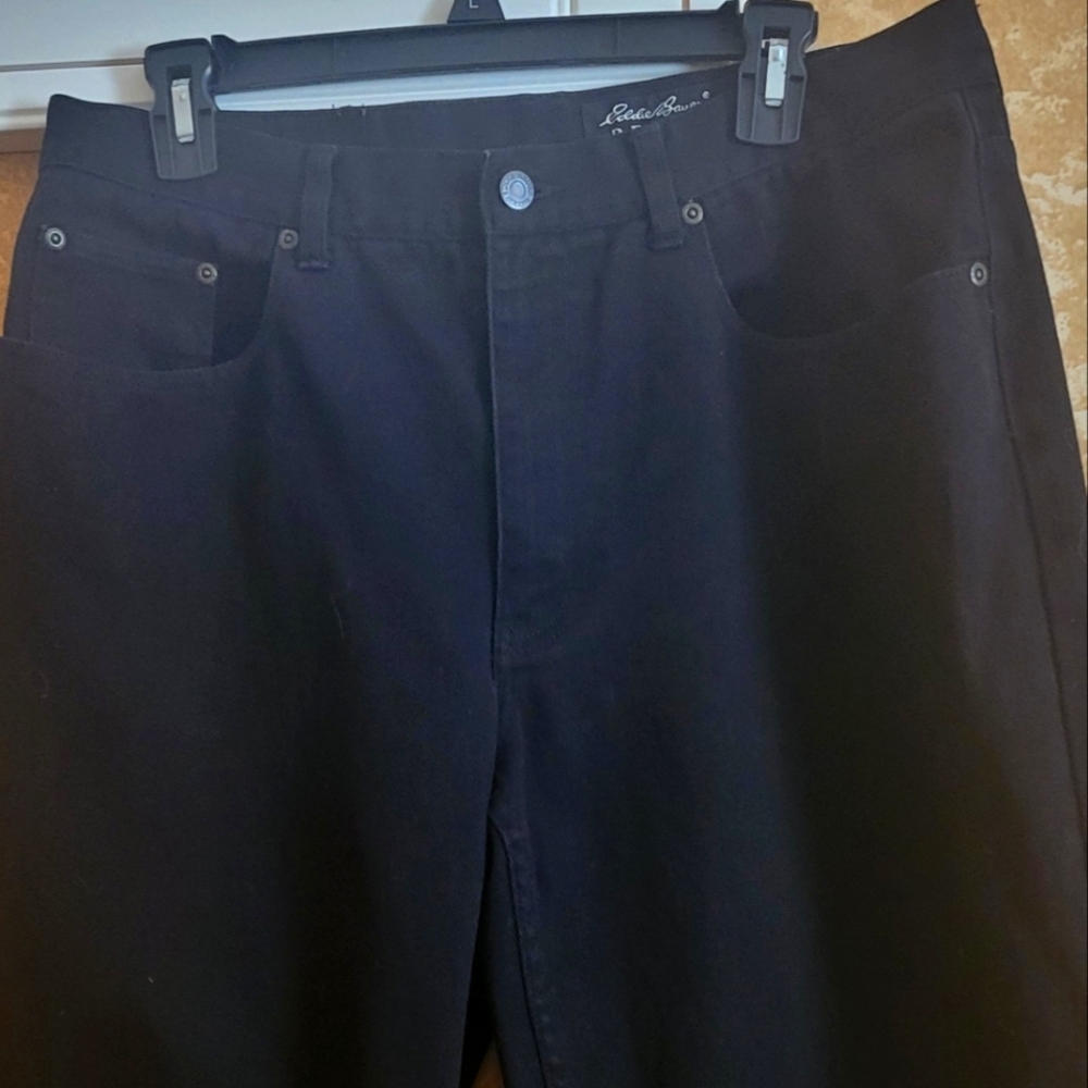 Eddie Bauer mens black denim jeans